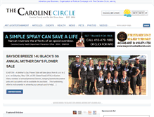 Tablet Screenshot of carolinecircle.com
